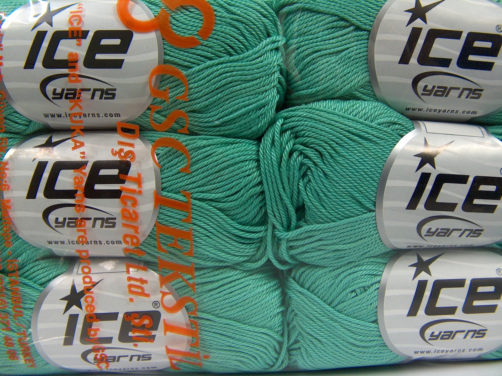 Licht Groen Lente Zomer Garens 6x50gr