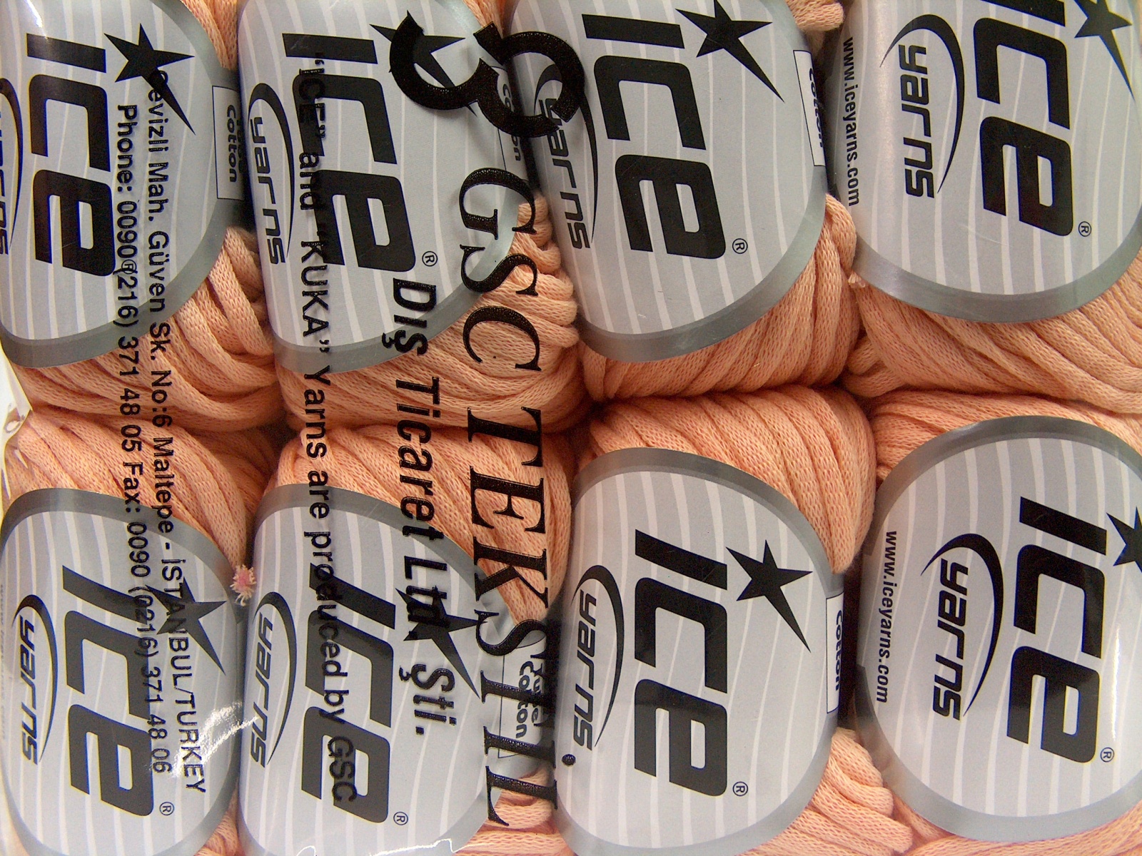 Licht Zalm Lente Zomer Garens 8x50gr