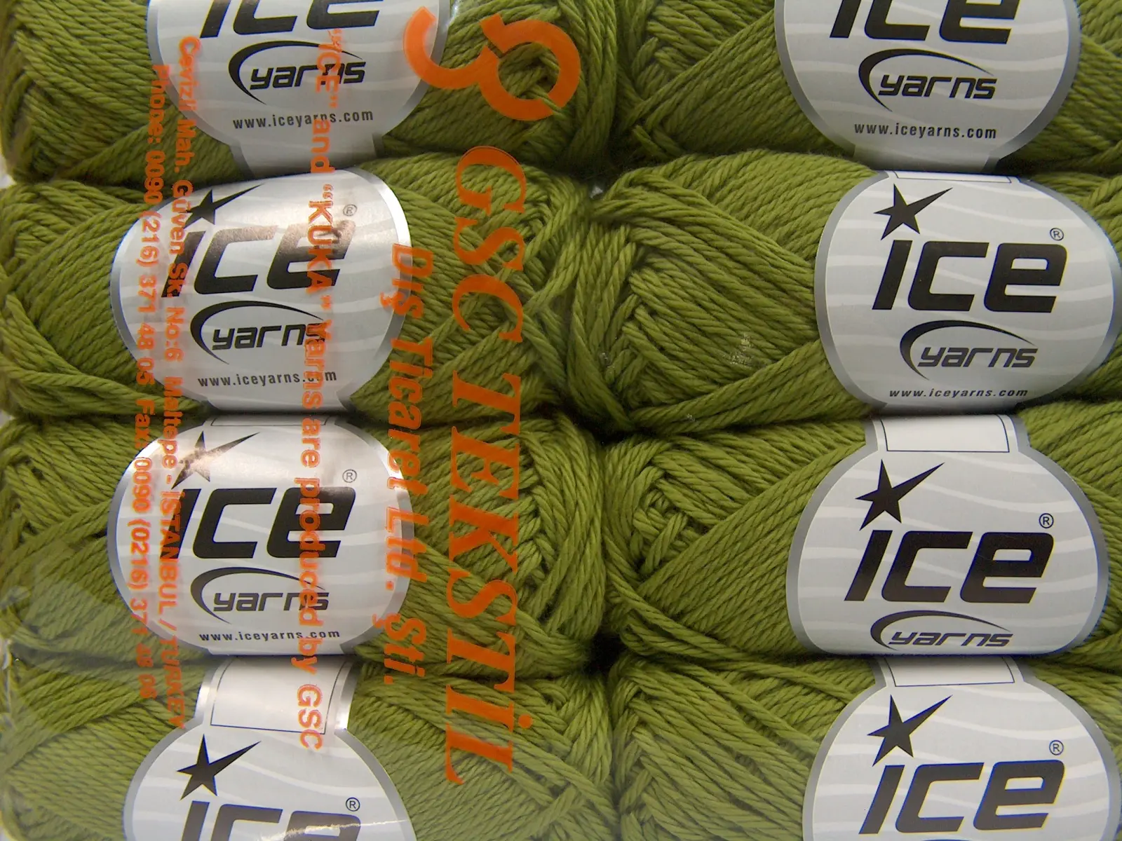 Licht Groen Lente Zomer Garens 8x50gr