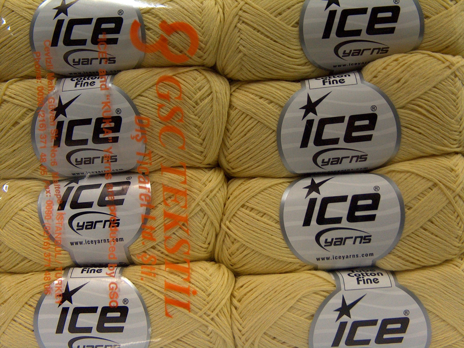 Licht Geel Limited Edition Spring-Summer Yarns 8x50gr