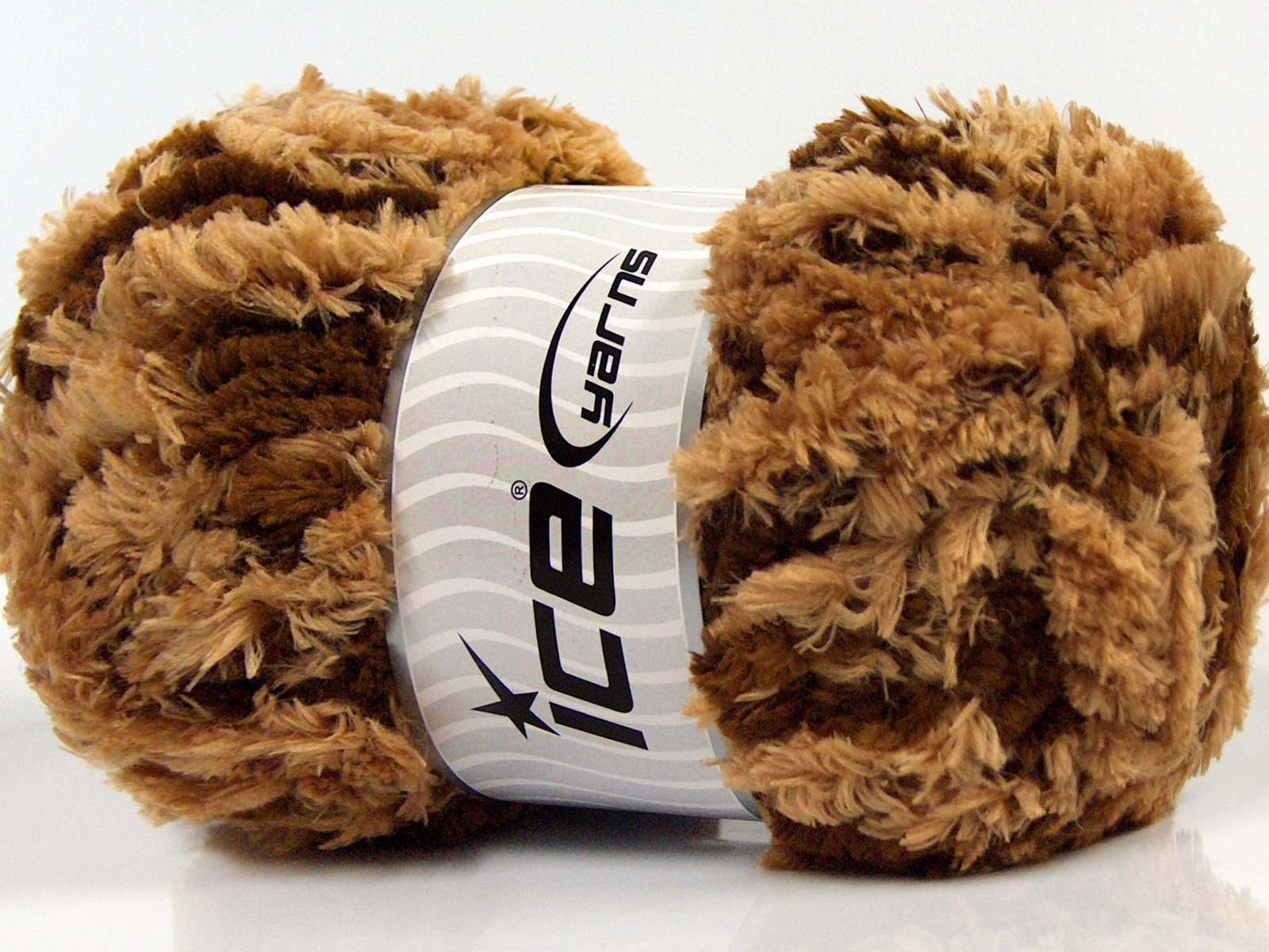 Bruin Tinten Eyelash Yarns 4x100gr