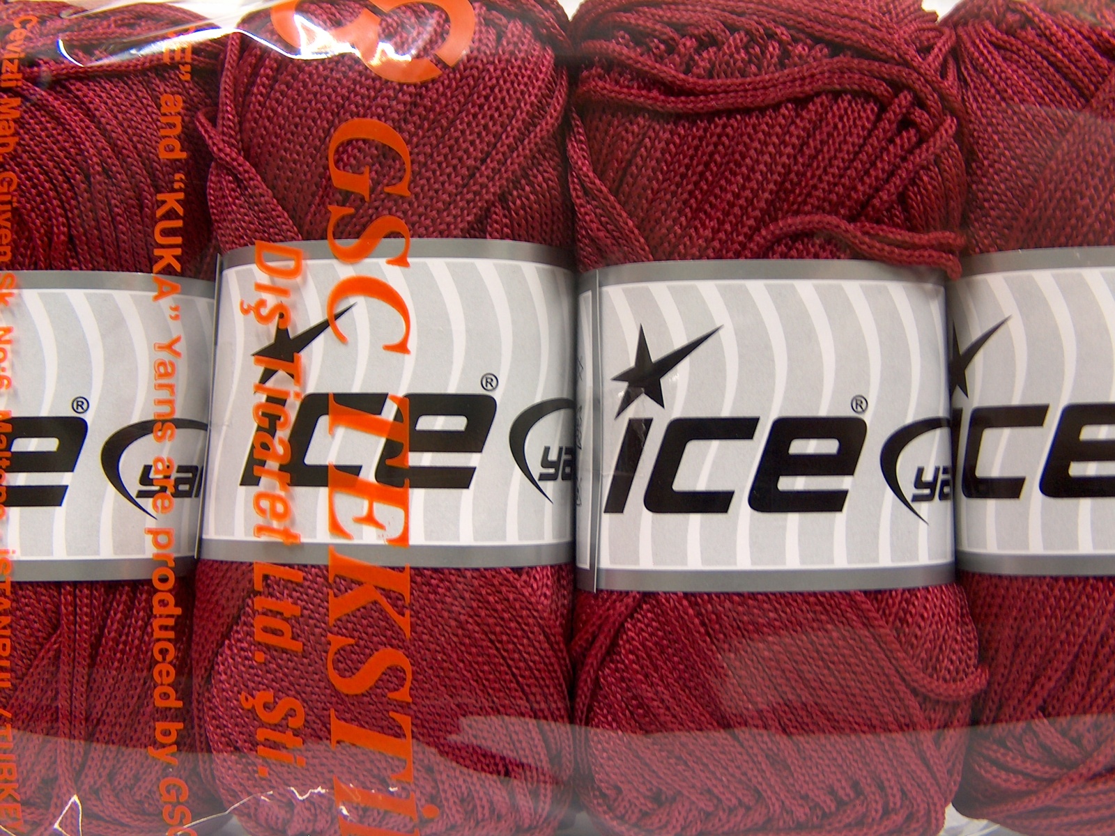 Bordeaux Crochet Embroidery NeedleCraft HandCraft 4x100gr