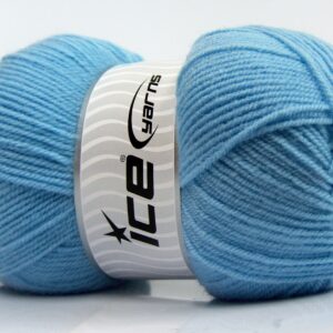 Lichtblauw Baby Garens 4x100gr