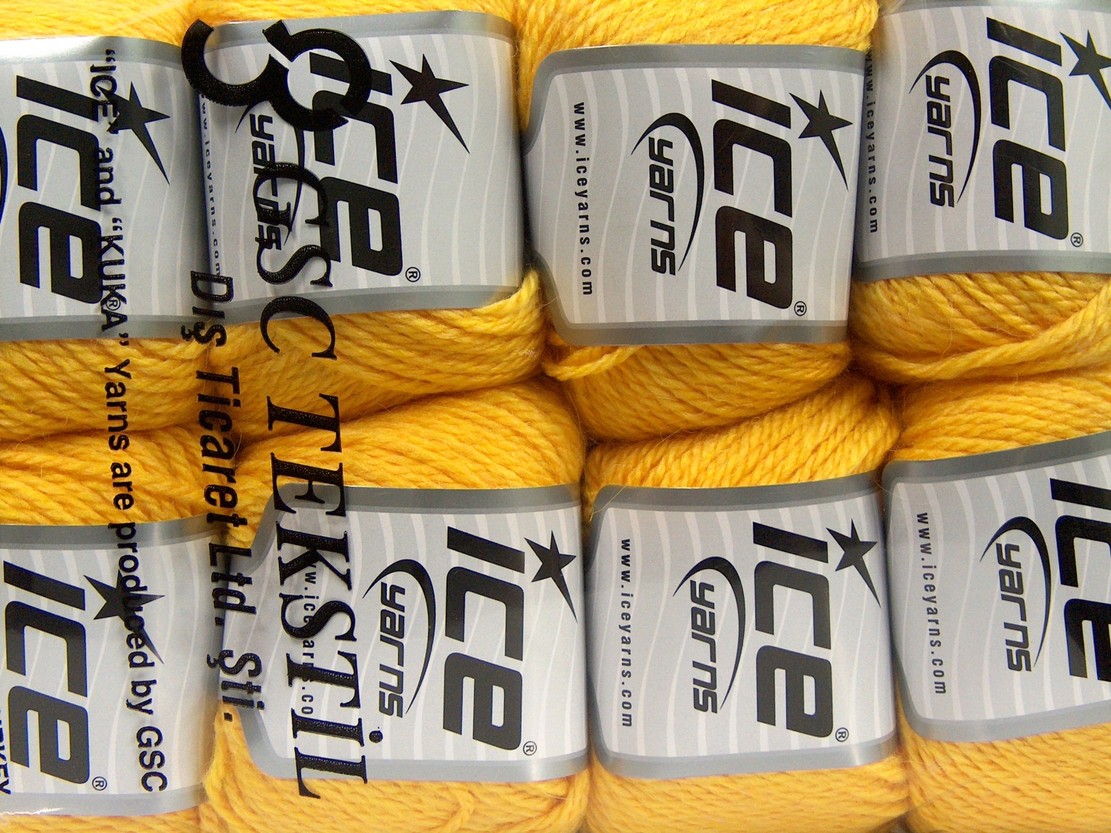 Geel Luxe Premium Garens 8x50gr