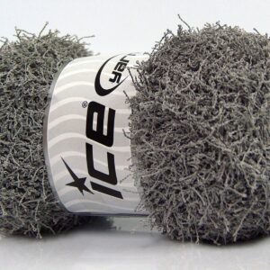 Licht Grijs Eyelash Yarns 4x100gr