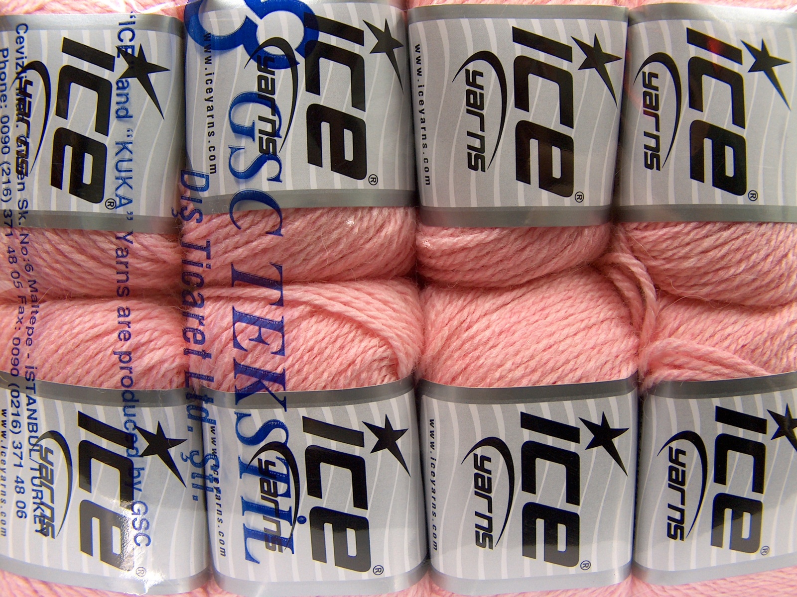 Baby Roze Luxe Premium Garens 8x50gr