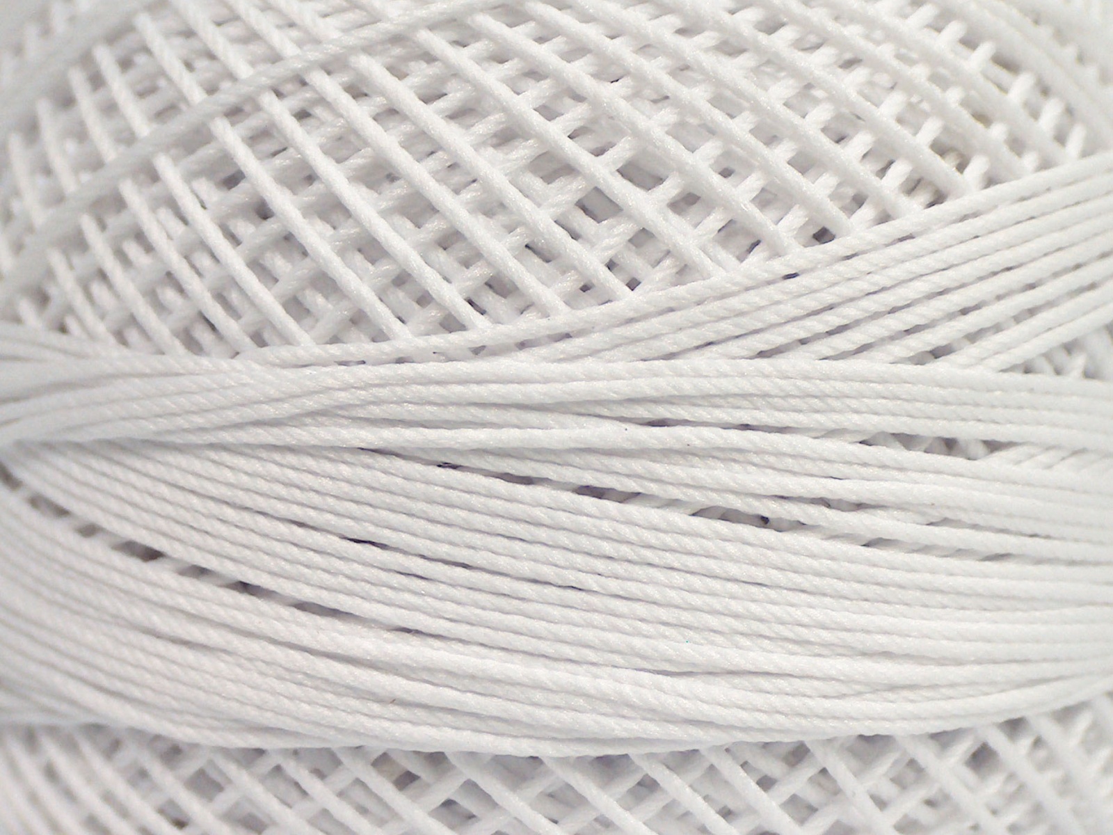 Helder wit Crochet Embroidery NeedleCraft HandCraft 6x50gr