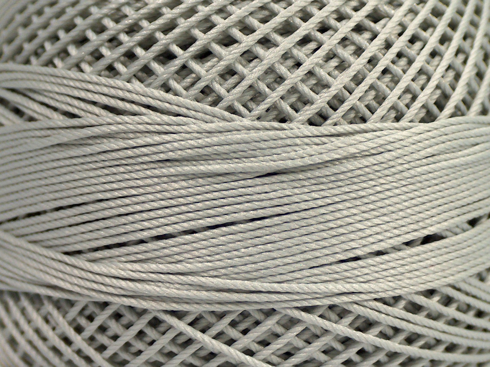 Licht Grijs Crochet Embroidery NeedleCraft HandCraft 6x50gr