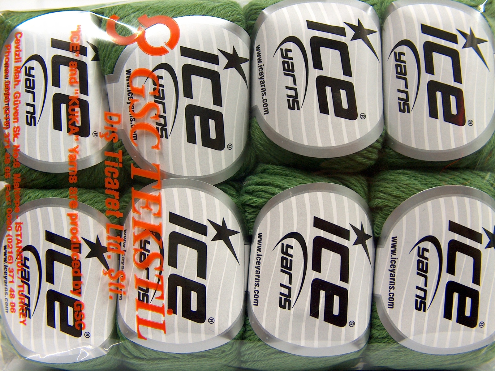 Groen Luxe Premium Garens 8x50gr