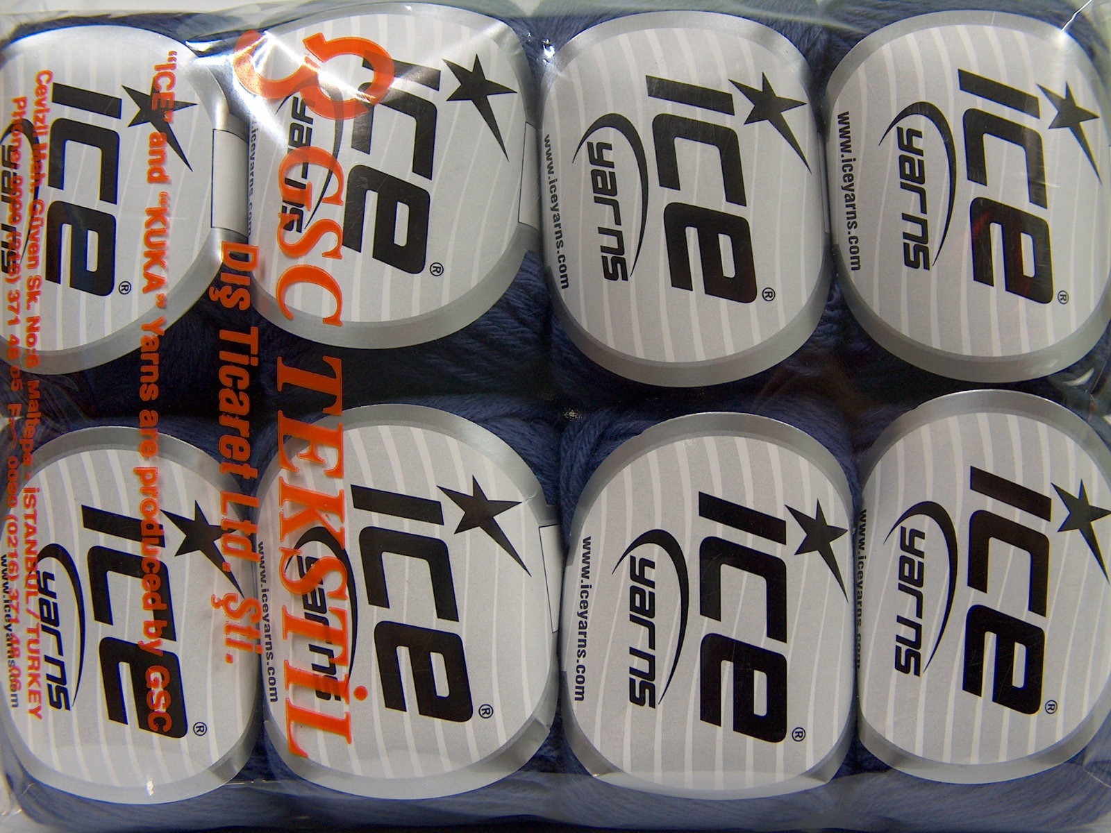 Blauw Luxe Premium Garens 8x50gr