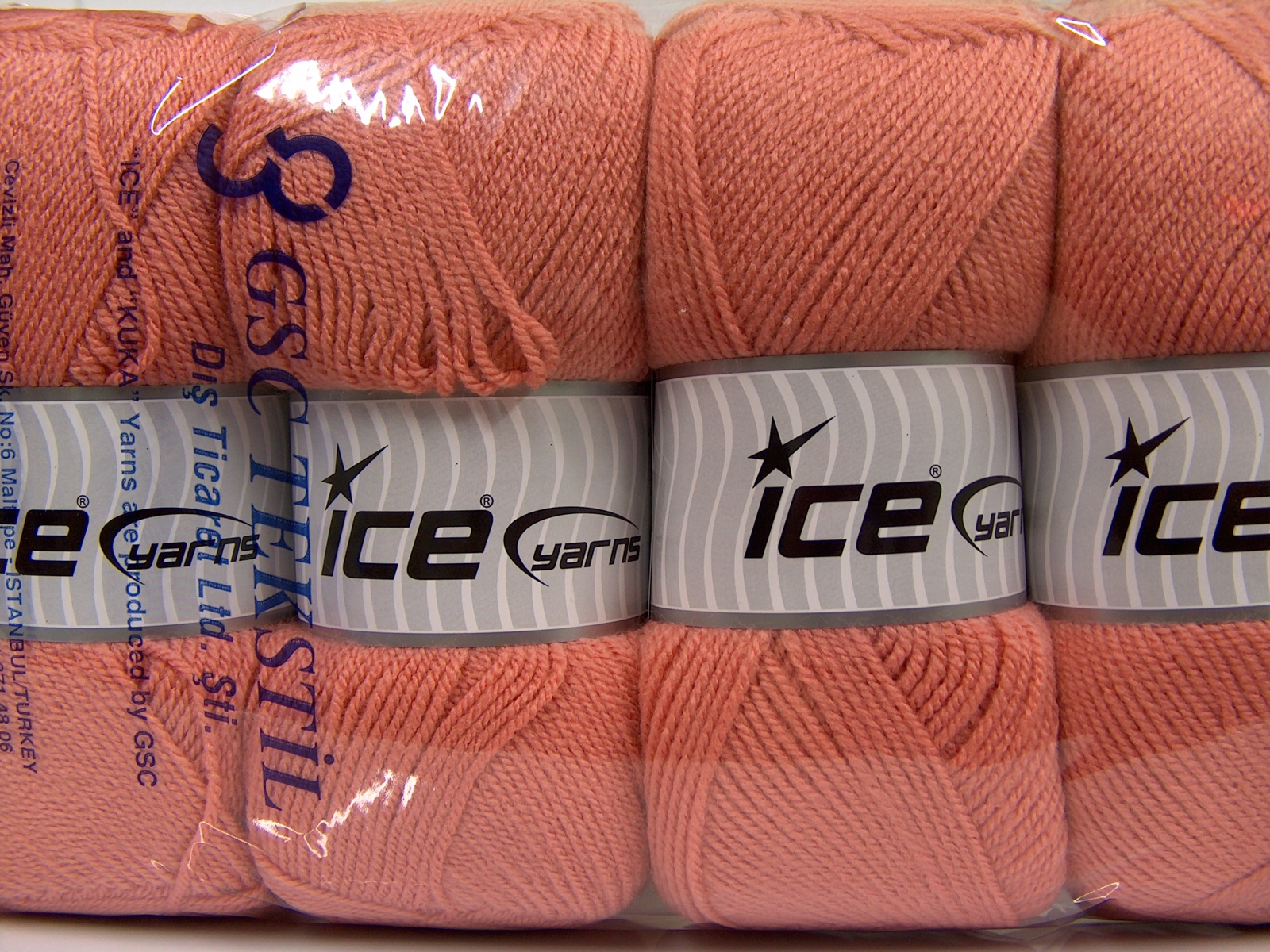 Licht Zalm Baby Garens 4x100gr