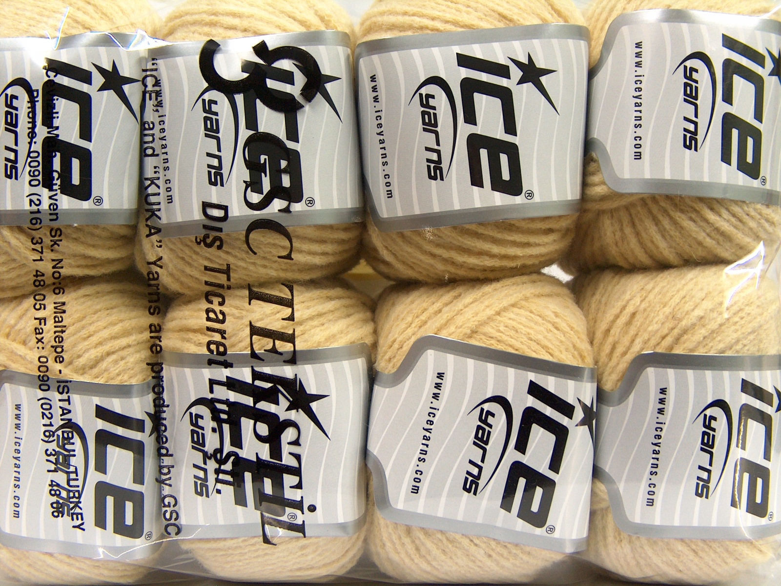 Donker Crème Limited Edition Luxury Yarns 8x50gr