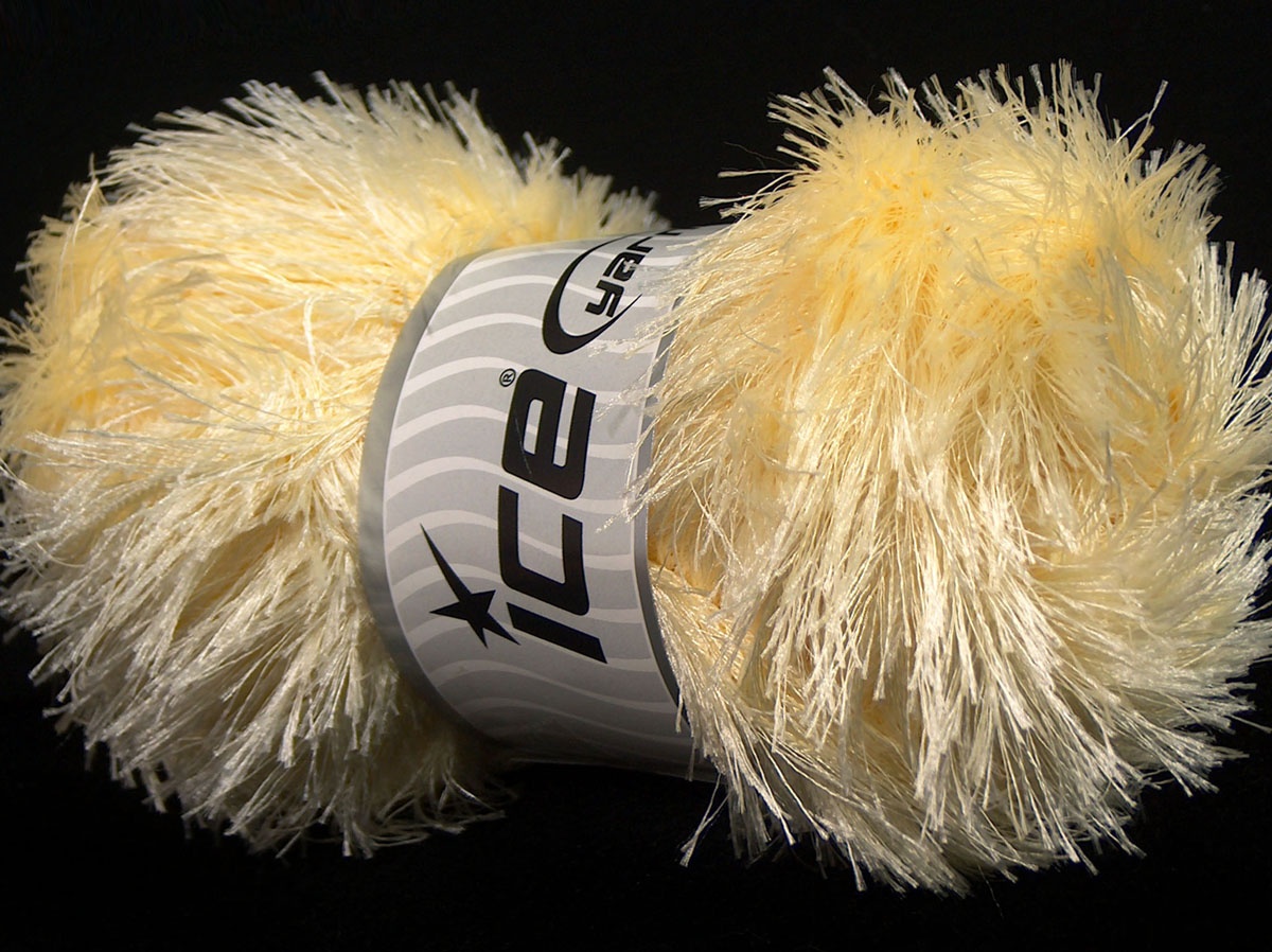 Crème Eyelash Yarns 4x100gr