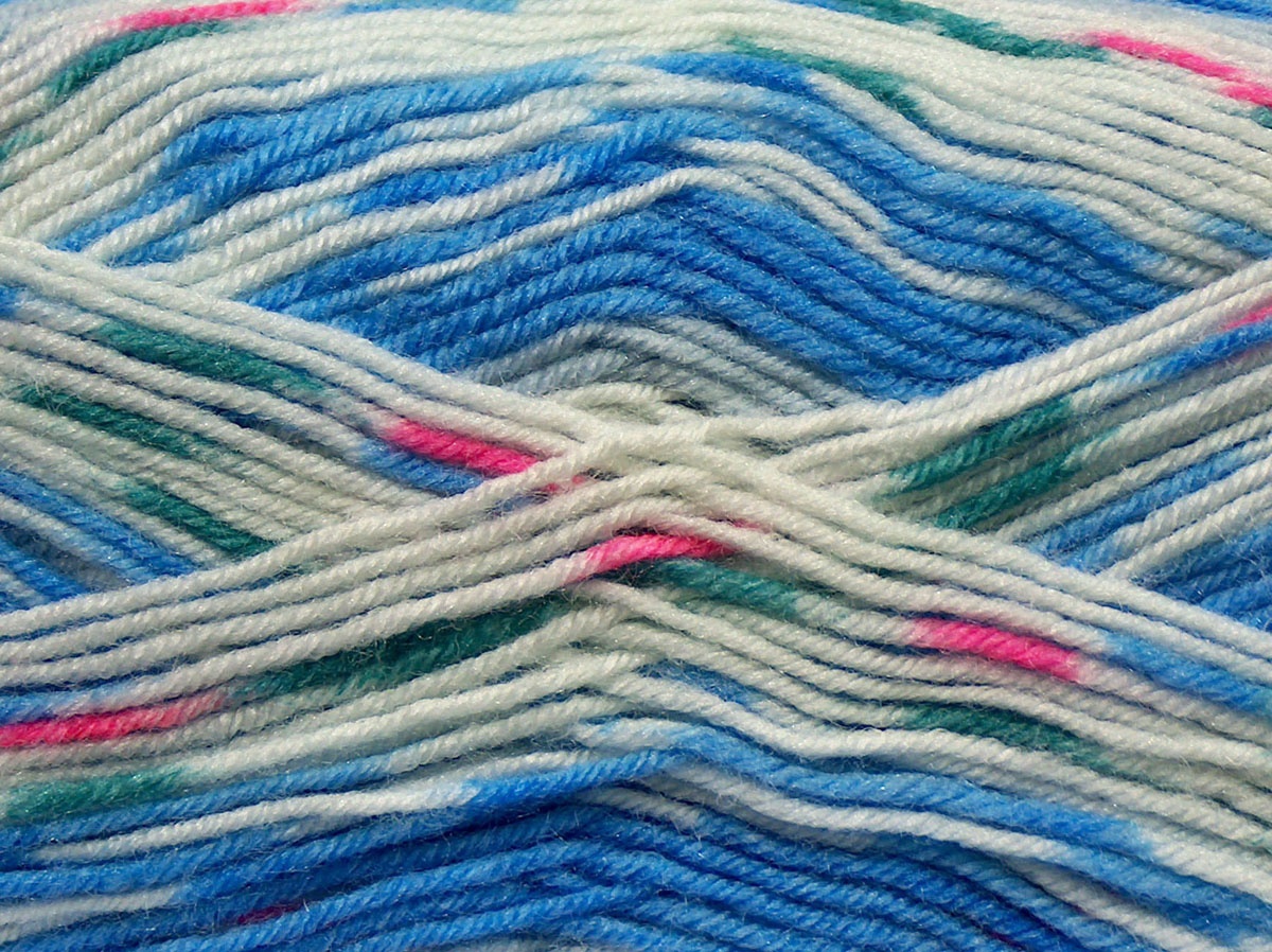 Blauw|Wit Closeout Yarns 4x100gr