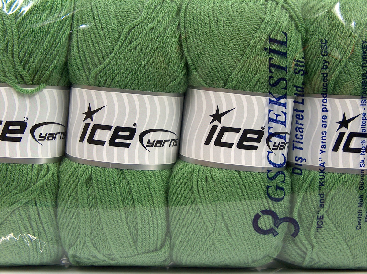 Groen Basic – Plain Yarns 4x100gr