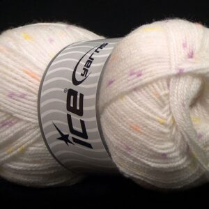 Wit|Lila|Oranje|Geel Baby Garens 4x100gr