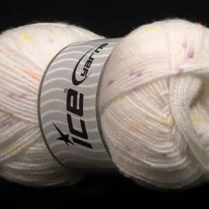 Wit|Lila|Oranje|Geel Baby Garens 4x100gr