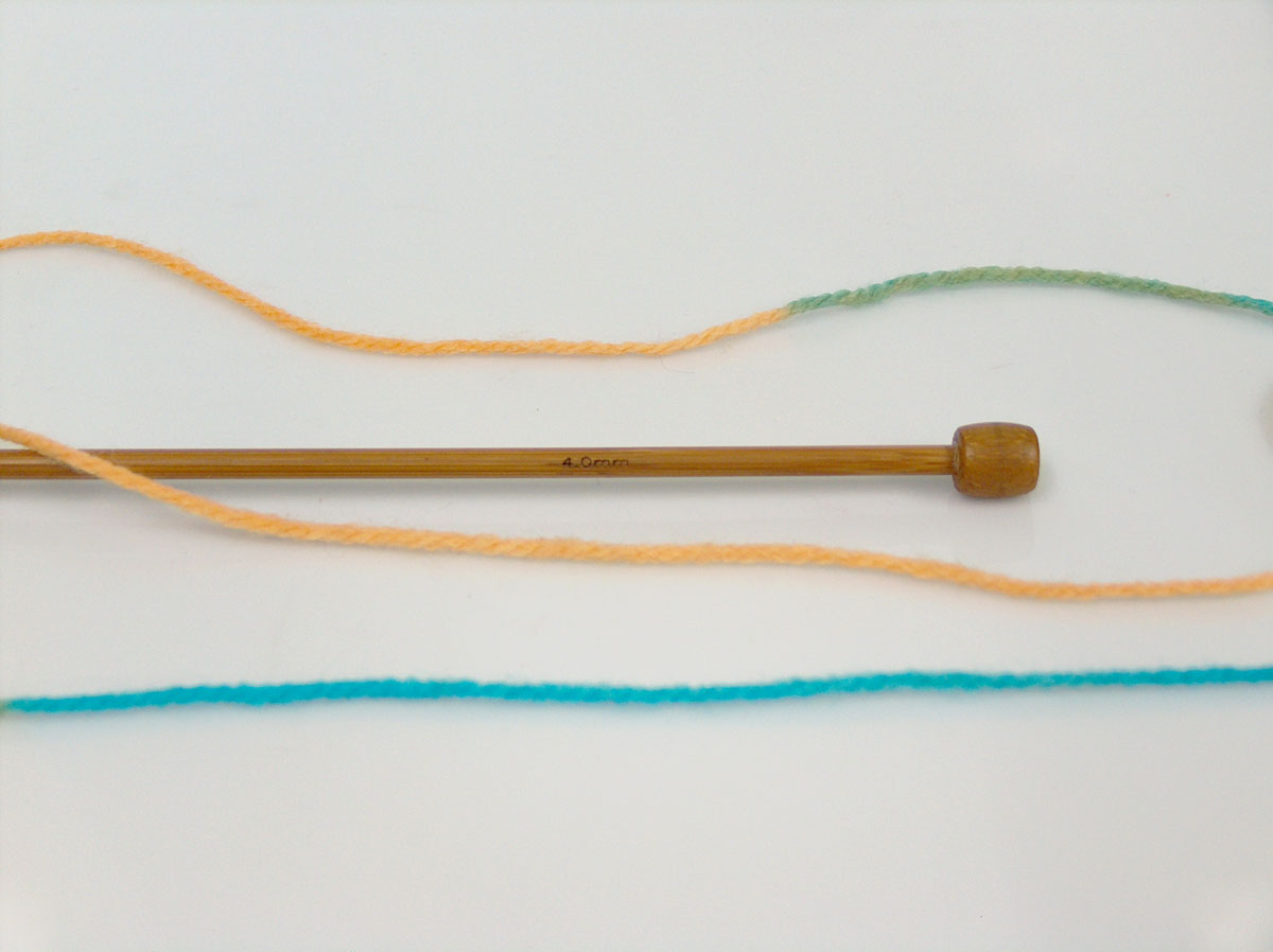 Bruin|Paars|Crème|Turkoois|Goud Zelfstrepende Garens 4x100gr