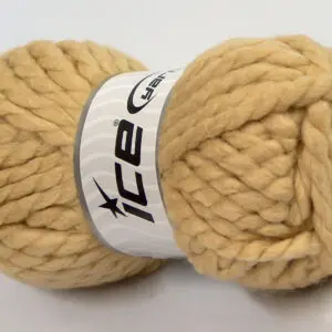 Melk Bruin Super Bulky Acryl Wol Garens 4x100gr