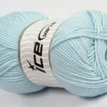 Baby Blauw Wol Garens 4x100gr Antibacterieel 100% Acryl