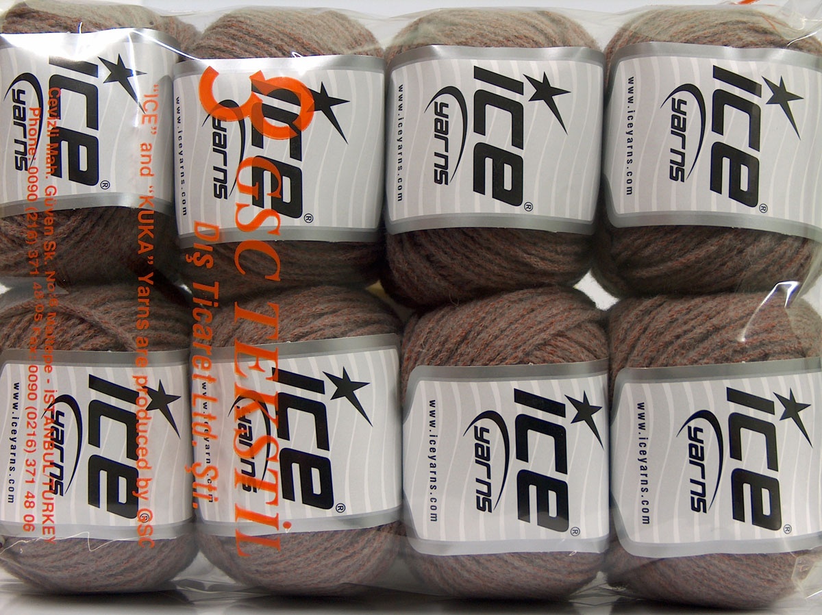 Licht Bruin Limited Edition Luxury Yarns 8x50gr