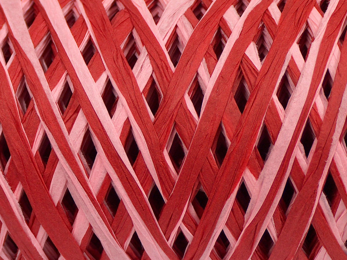 Rood|Licht Roze Crochet Embroidery NeedleCraft HandCraft 2x100gr
