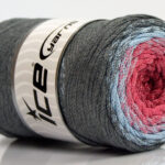 Roze|Lichtblauw|Donkergrijs|Licht Bourgondië Crochet Embroidery NeedleCraft HandCraft 1xgr