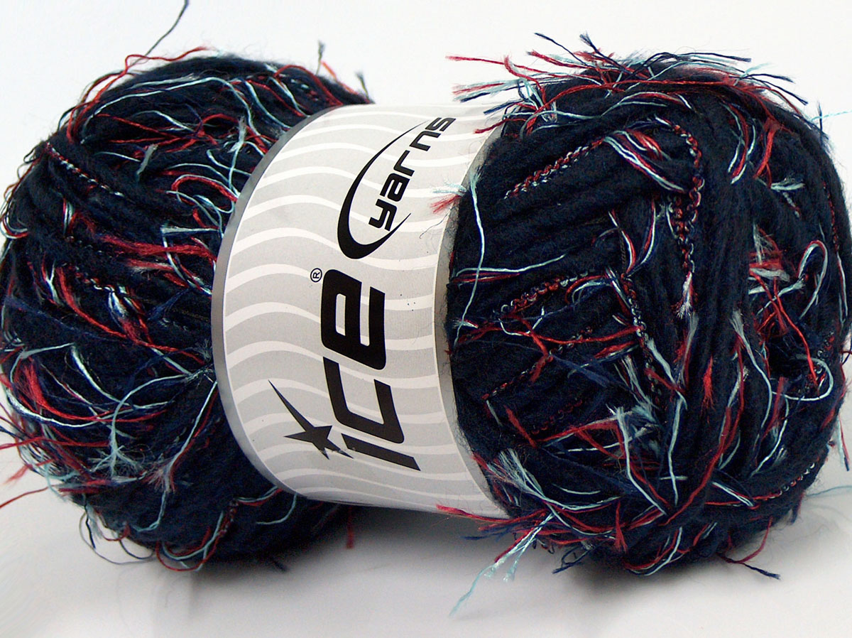 Turkoois|Bordeaux|Donker Marineblauw Closeout Yarns 4x100gr