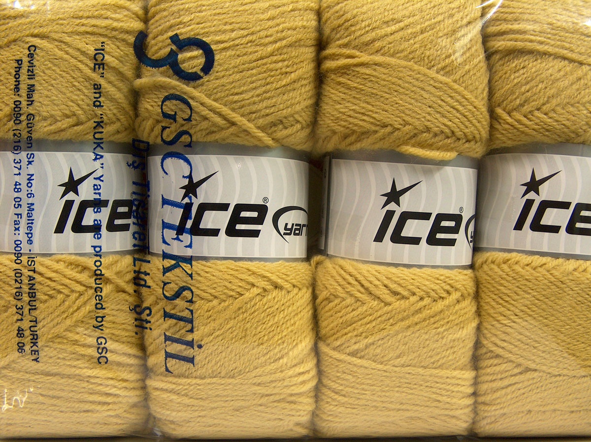 Licht Olijfgroen Basic – Plain Yarns 4x100gr