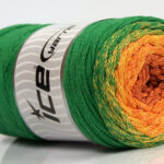 Groen|Oranje|Geel|Koper Crochet Embroidery NeedleCraft HandCraft 1xgr