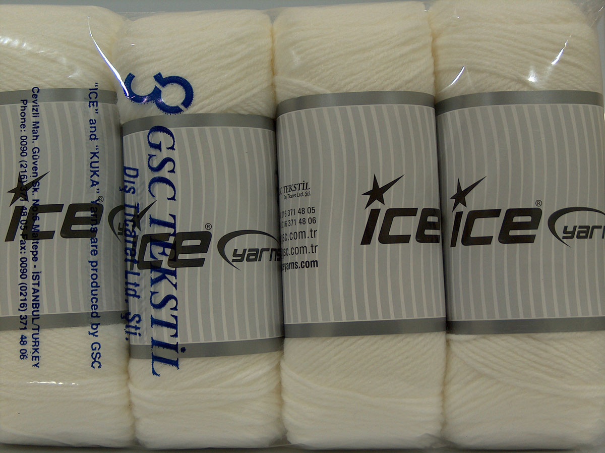 Wit Basic – Plain Yarns 4x100gr