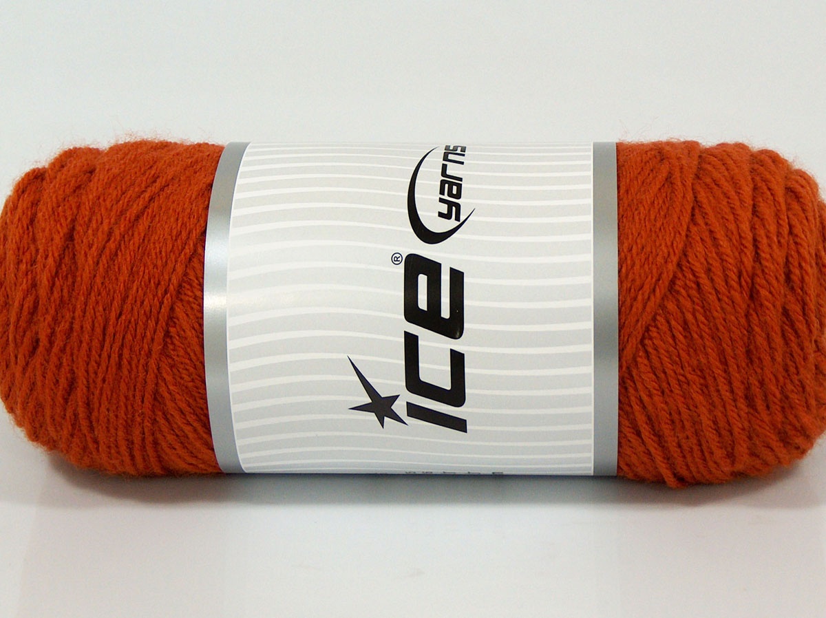 Donker Oranje Basic – Plain Yarns 4x100gr