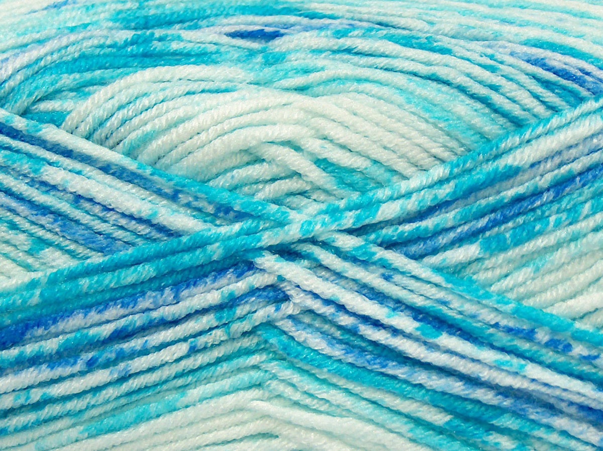 Blauw|Turkoois tinten Baby Garens 4x100gr