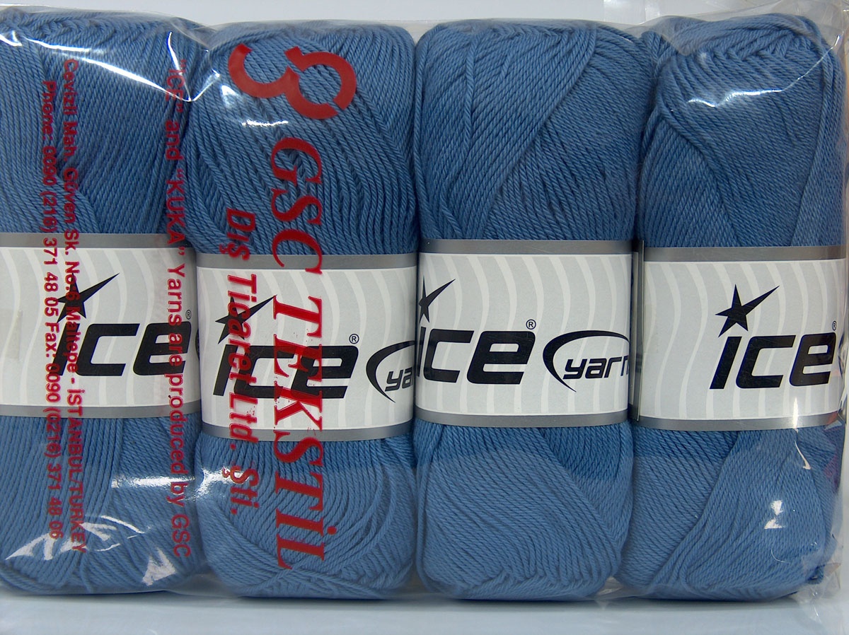 Lichtblauw Amigurumi Yarns 4x100gr