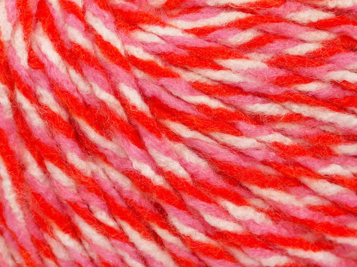 Roze|Wit|Oranje Closeout Yarns 8x50gr