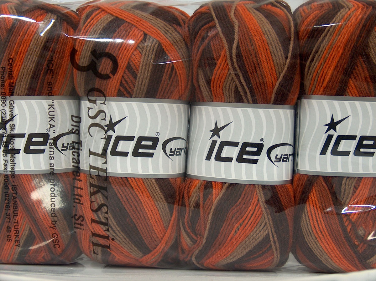 Koper Tinten Sokkengarens 4x100gr