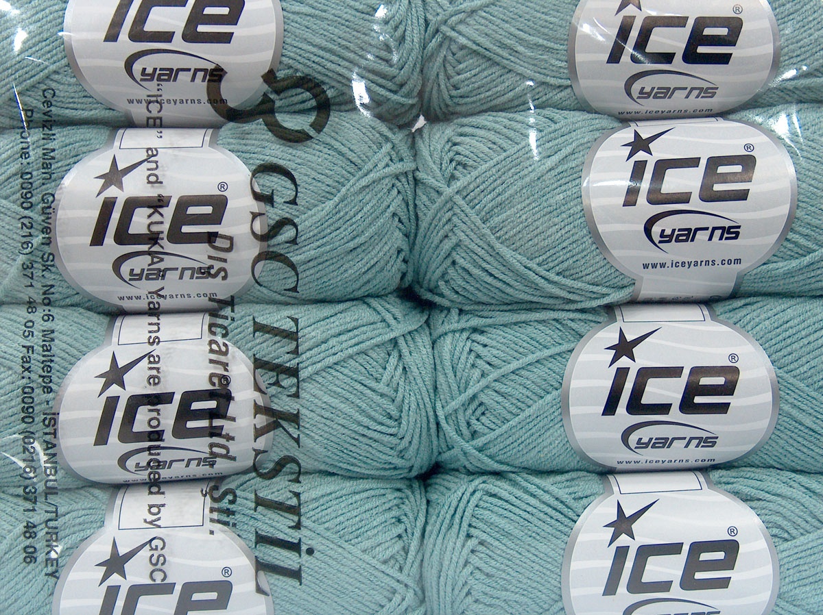 Licht Turkoois Lente Zomer Garens 8x50gr