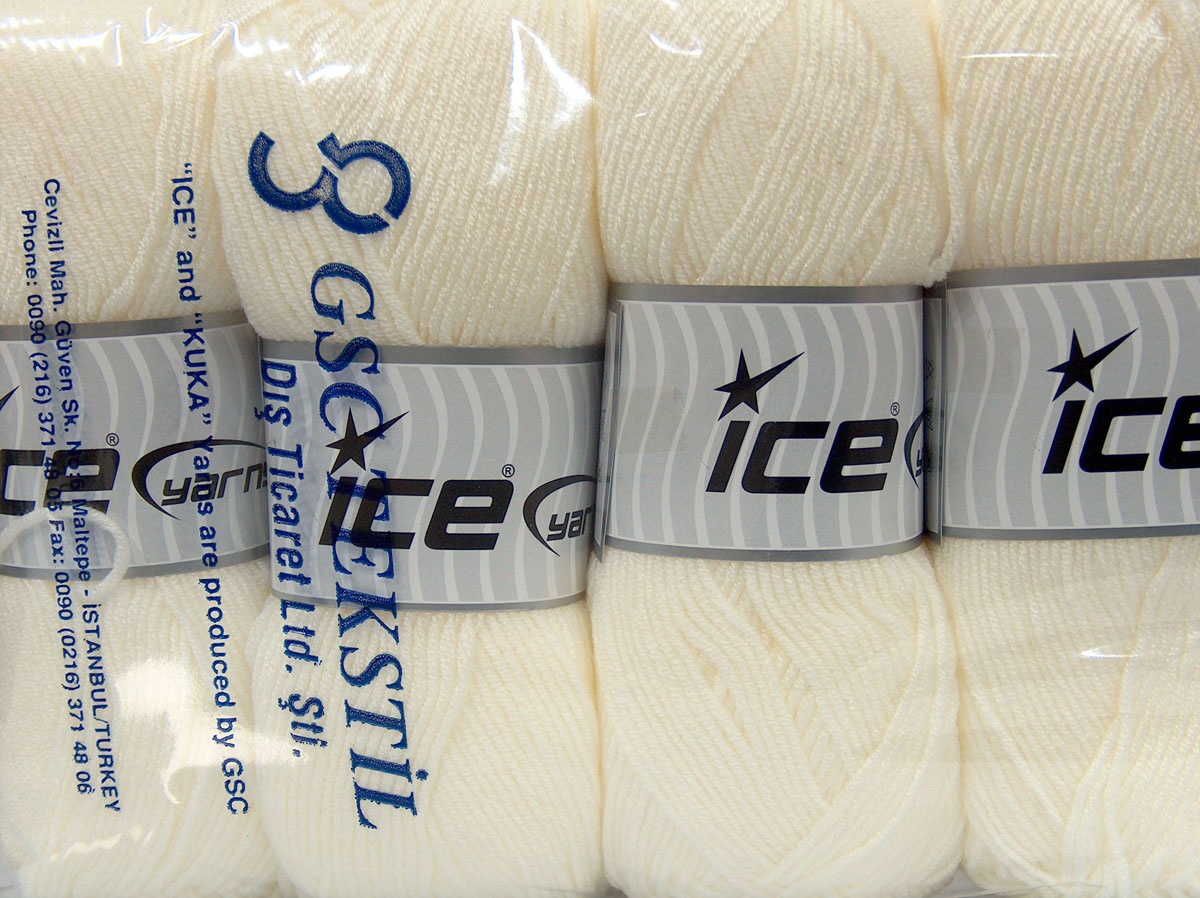 Ecru Baby Garens 4x100gr