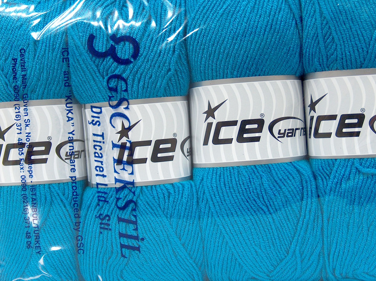 Turkoois Baby Garens 4x100gr