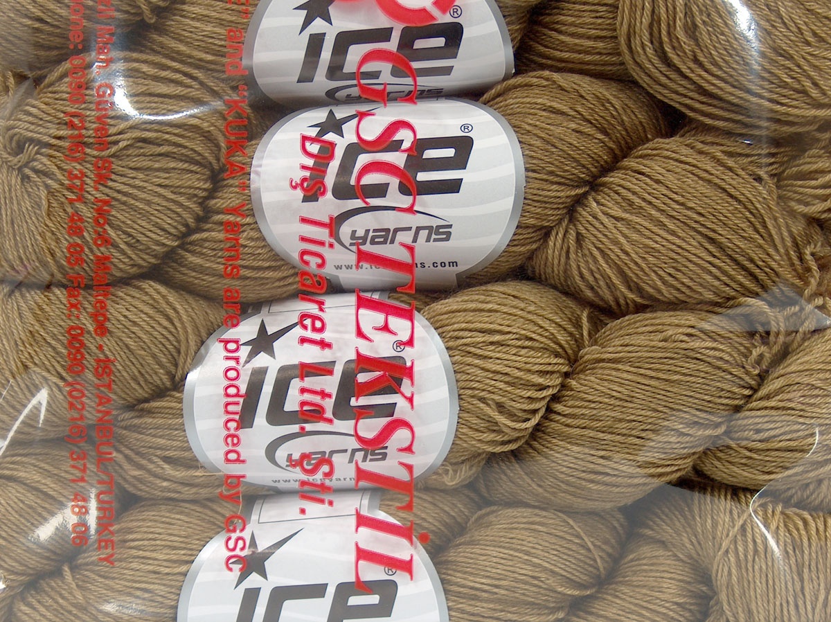 Licht Khaki Luxe Premium Garens 4x50gr