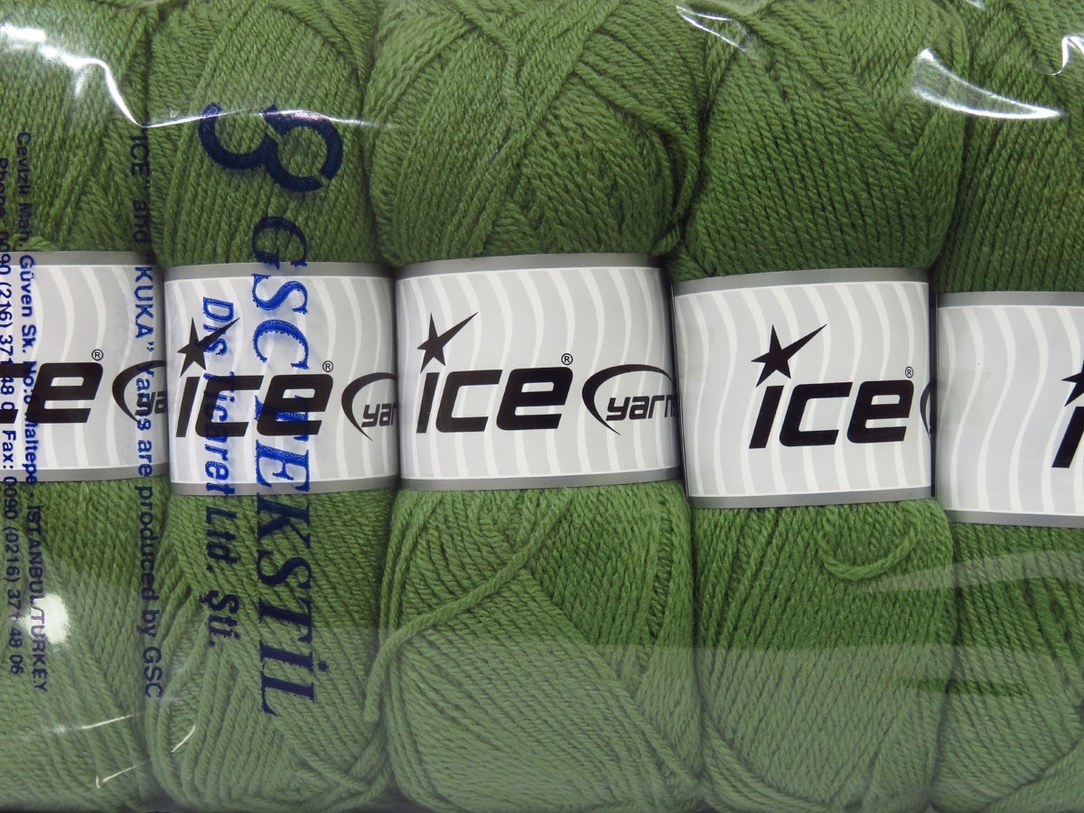 Khaki Closeout Yarns 5x80gr