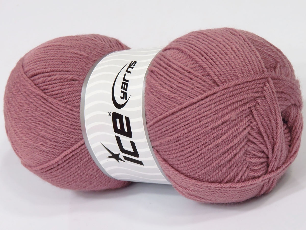 Antiek Roze Baby Garens 4x100gr