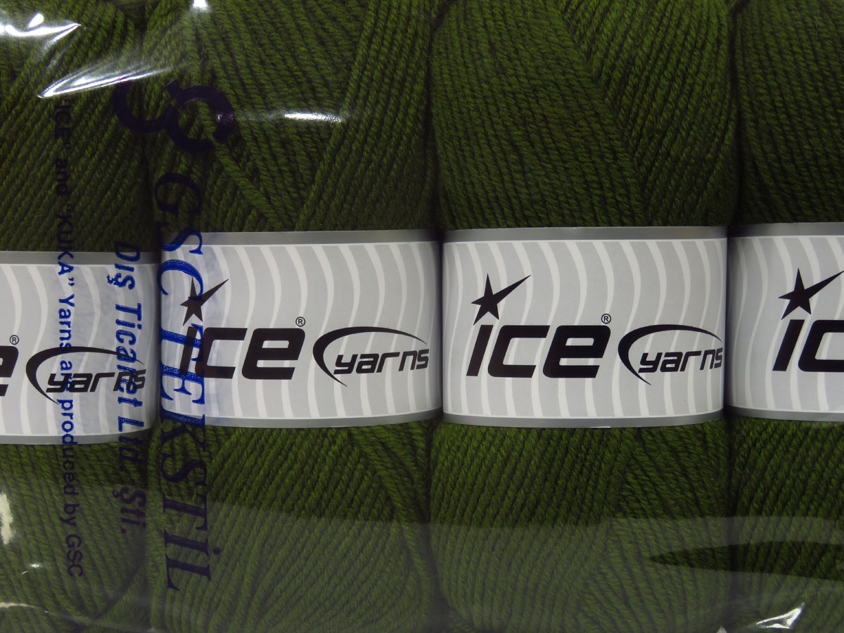 Donker Khaki Herfst Winter Garens 4x100gr