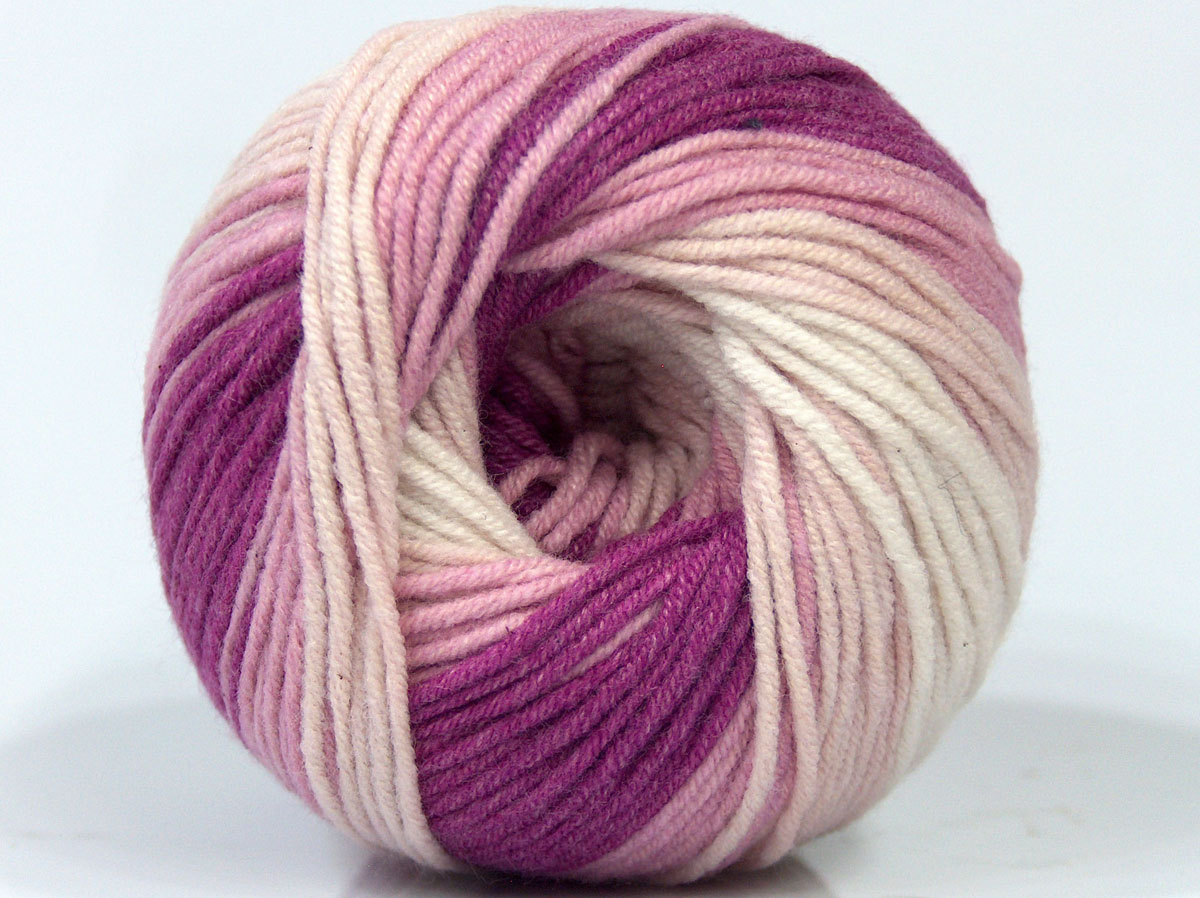 Wit|Roze tinten|Lavendel Lente Zomer Garens 8x50gr