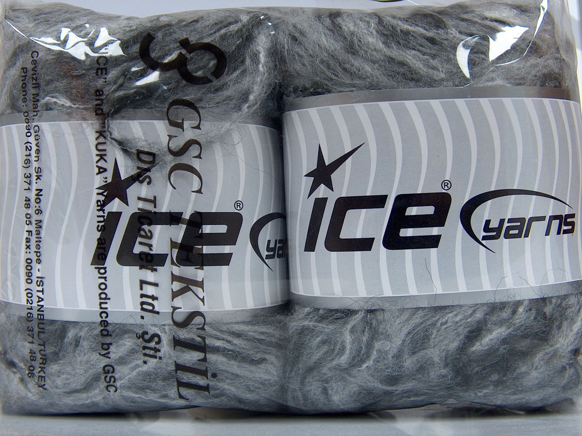 Zwart|Grijs Tinten Closeout Yarns 2x150gr