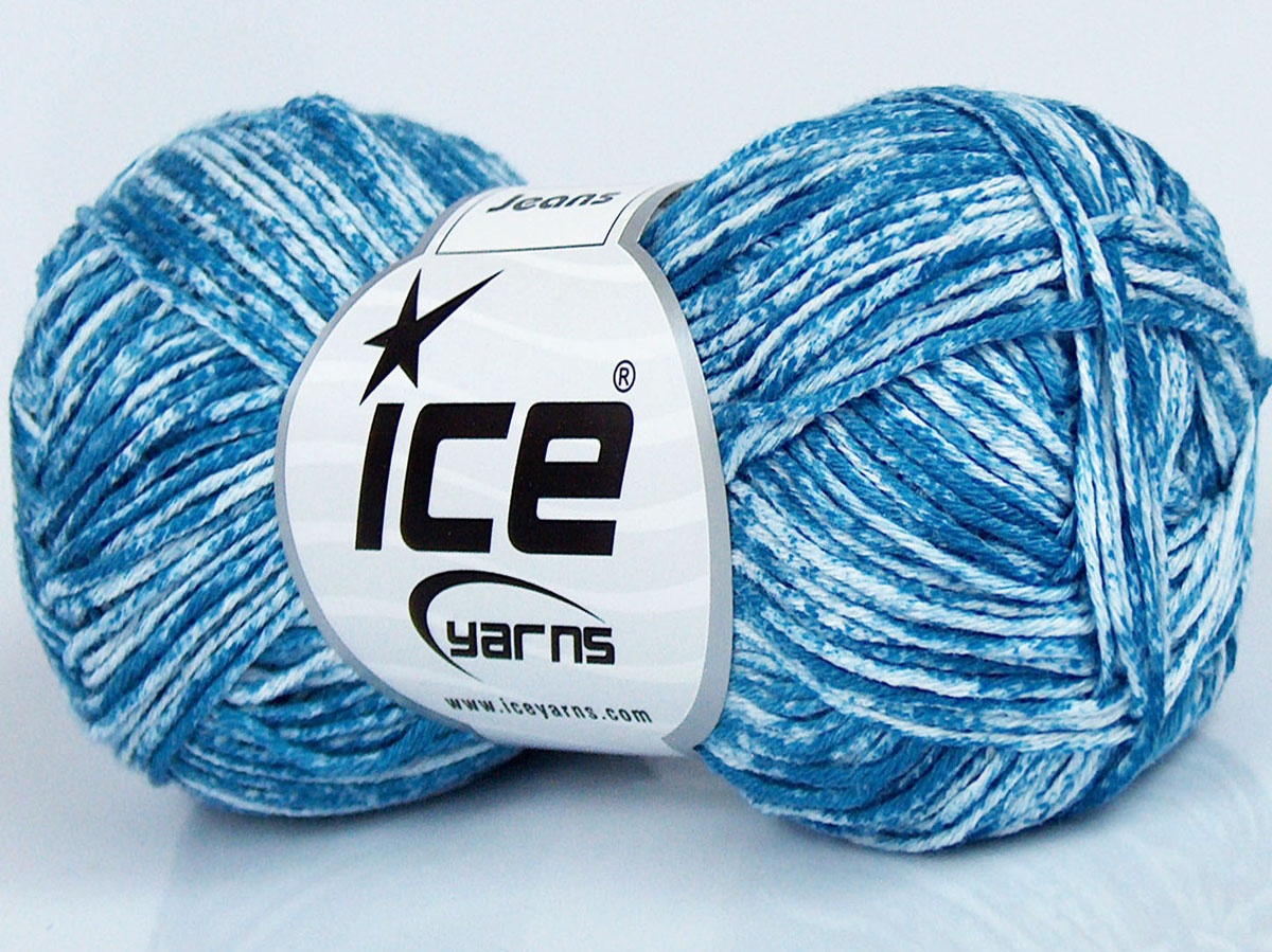 Wit|Licht Turkoois Lente Zomer Garens 8x50gr
