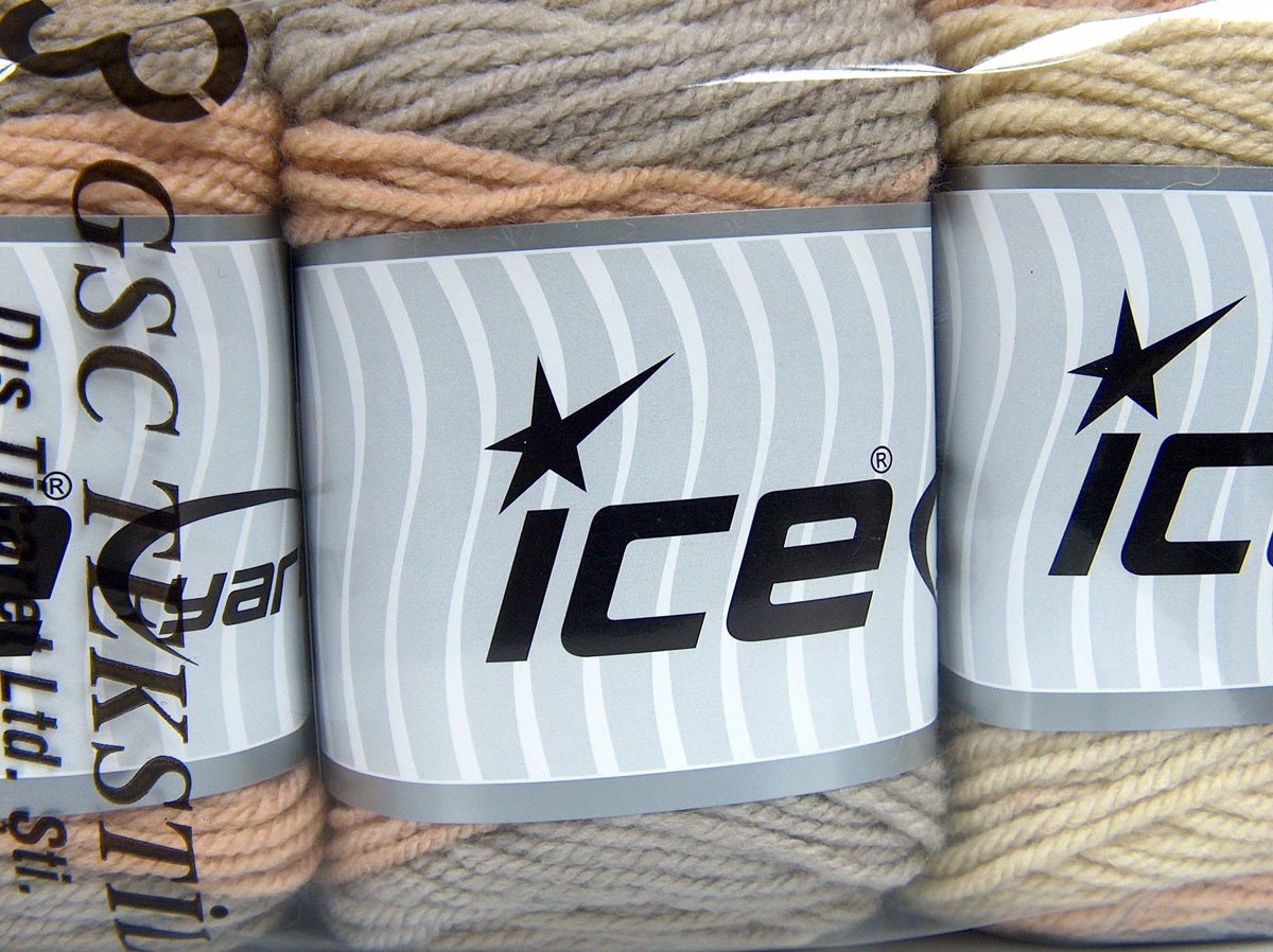 Cakegaren Crème|Beige|Licht Camel Garen Cake Yarns 3x100gr