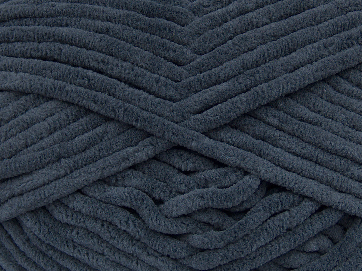 Antraciet Chenille Yarns 4x100gr Naalddikte 6-7mm
