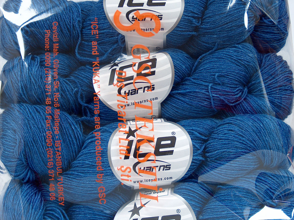Koningsblauw Luxe Premium Garens 4x50gr
