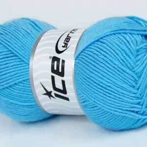 Lichtblauw Baby Garens 4x100gr